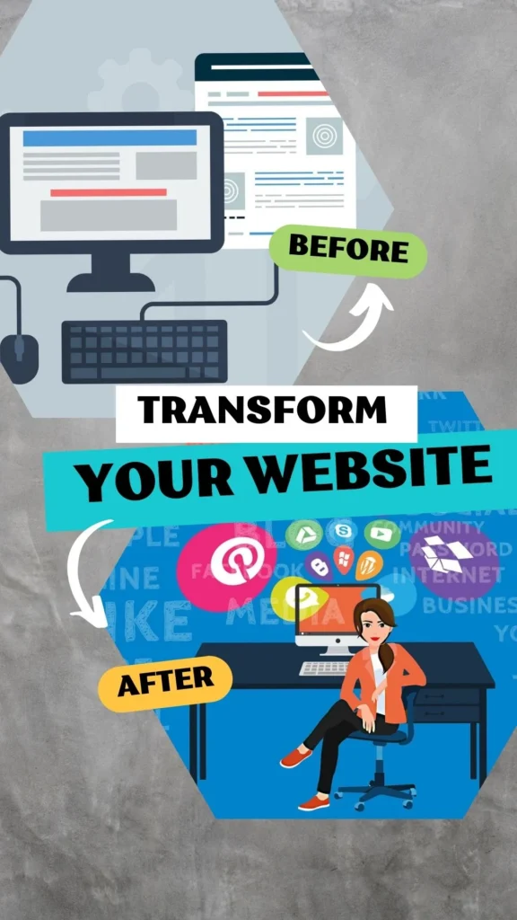 agency working on makeover of your website